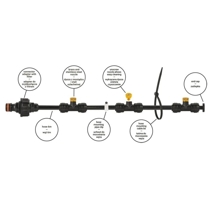 Set Poartă de Ceață Răcoritoare 6m (ECO-Z1006)