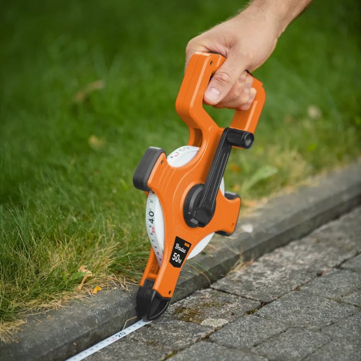 Ruletă cu manivelă din fibră de sticlă 50 metri