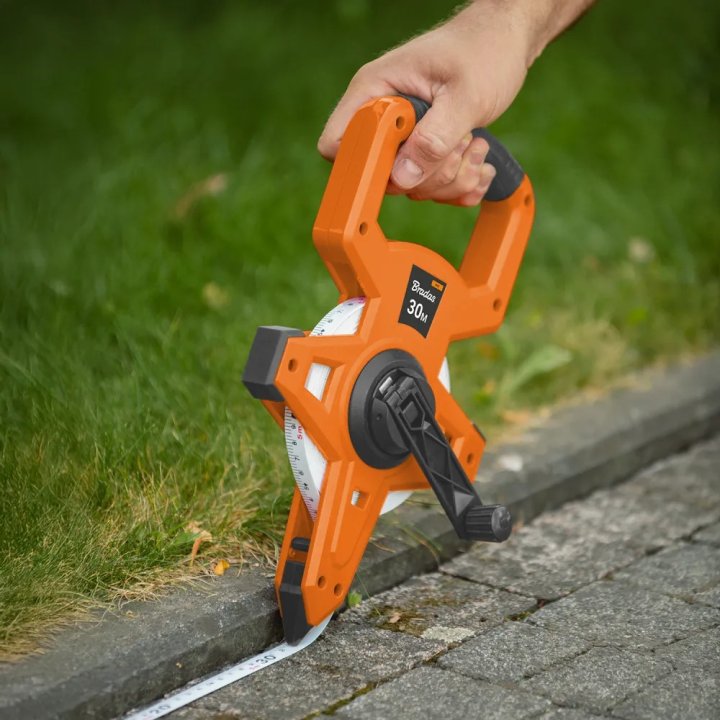 Ruletă cu manivelă din fibră de sticlă 30 metri 3 x speed