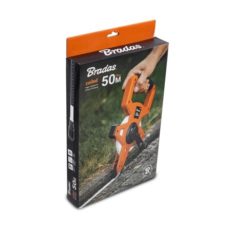 Ruletă cu manivelă din fibră de sticlă 50 metri 3 x spid