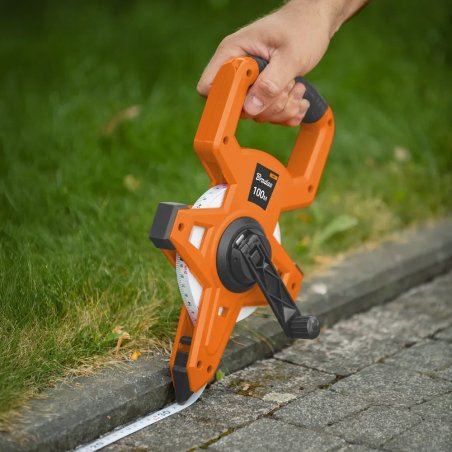 Ruletă cu manivelă din fibră de sticlă 100 metri 3 x spid