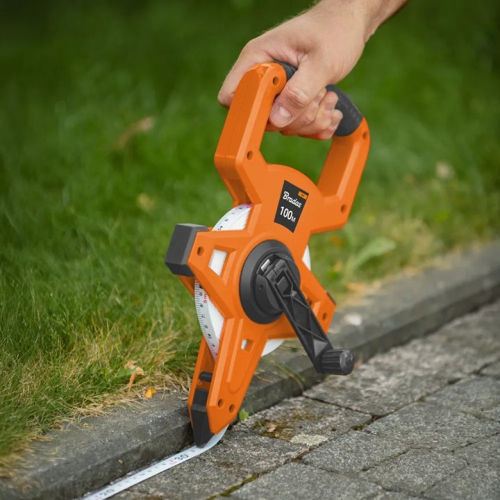 Ruletă cu manivelă din fibră de sticlă 100 metri 3 x spid