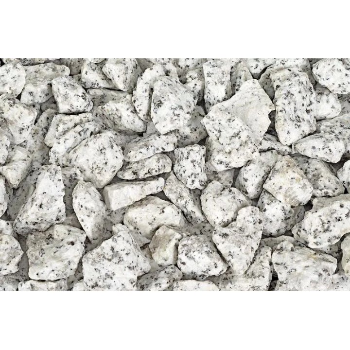 Piatră concasată de granit 8/16mm negru/alb