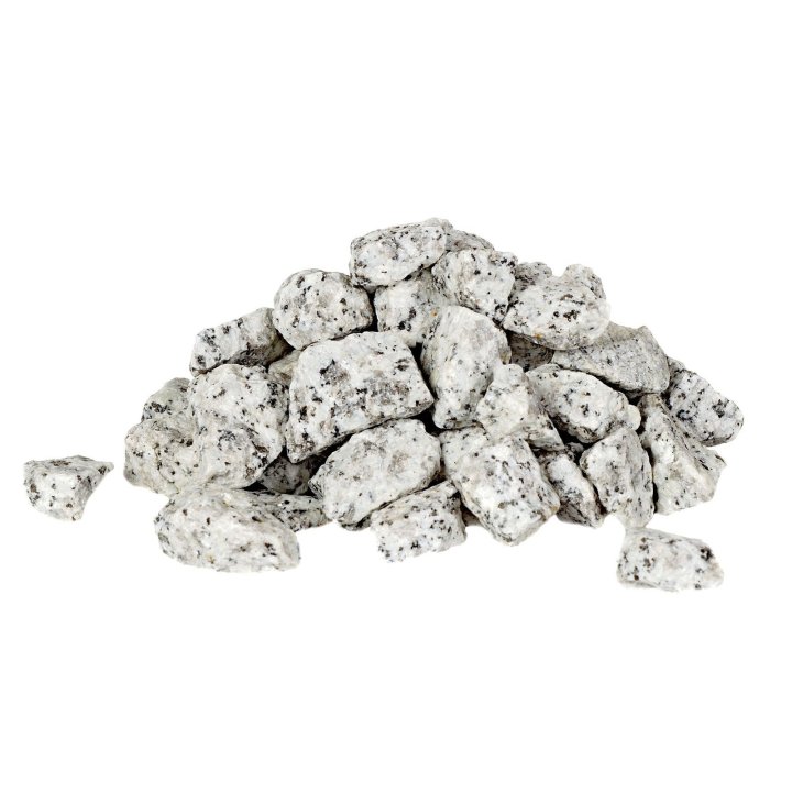 Pietriș de granit 16/22mm negru/alb