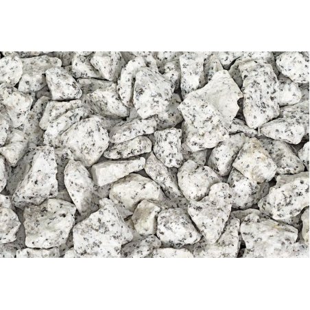 Pietriș de granit 16/22mm negru/alb