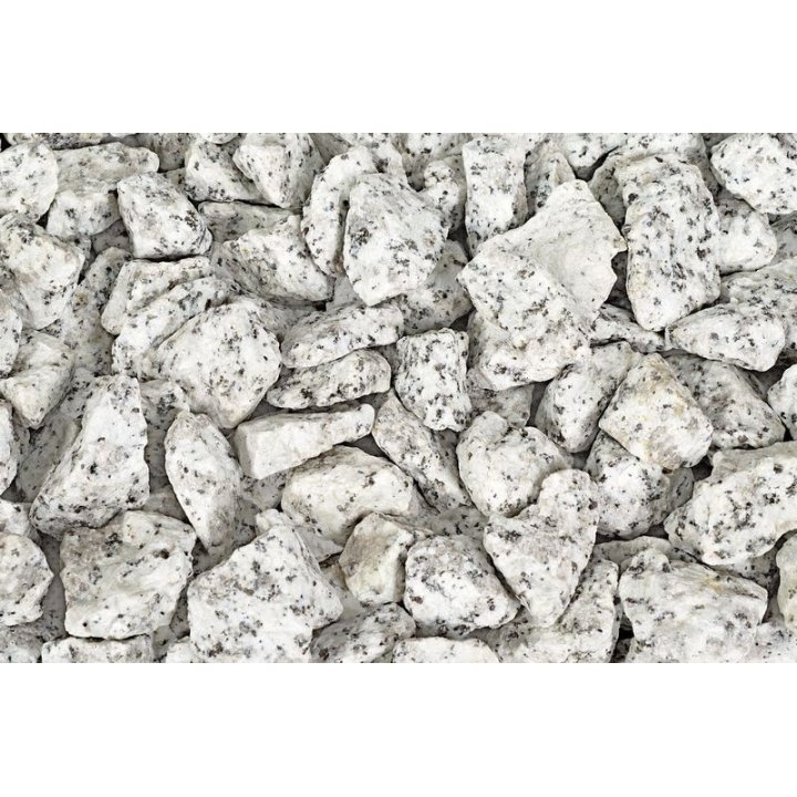 Pietriș de granit 16/22mm negru/alb