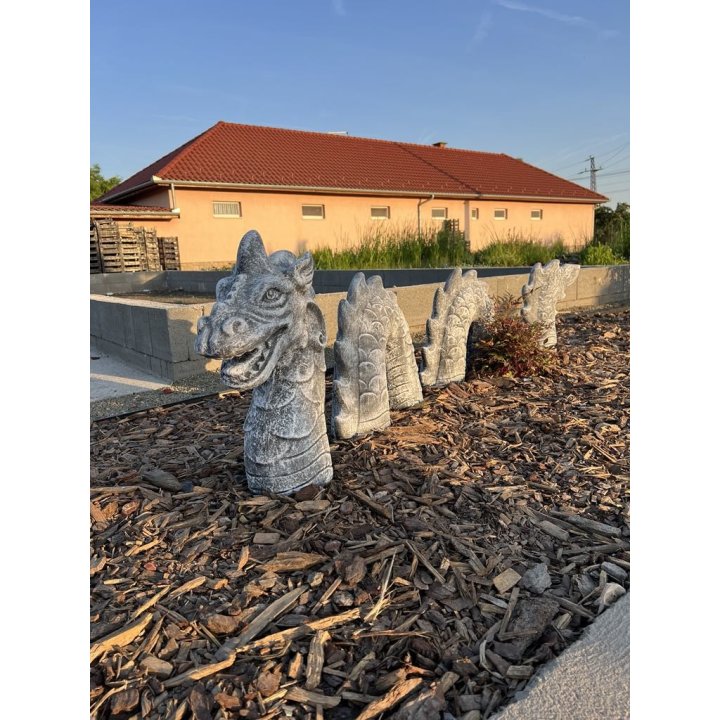 Statuie dragon din 4 piese