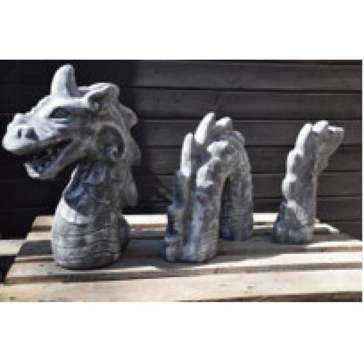 Statuetă dragon din trei piese (mare)