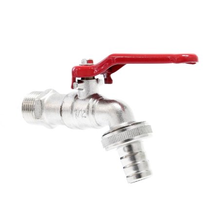 Robinet de grădină cu pârghie metalică 1/2"FE x capăt furtun 3/4