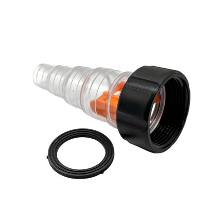 Conector de furtun transparent cu olandeză pentru furtun 20,25,32,38mm 6/4"FI