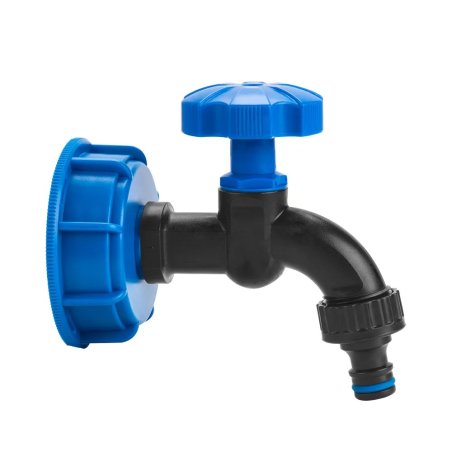 CONECTOR IBC CU ROBINET ROTUND și conector rapid 1/2R