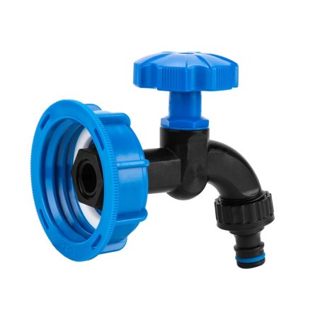 CONECTOR IBC CU ROBINET ROTUND și conector rapid 1/2R