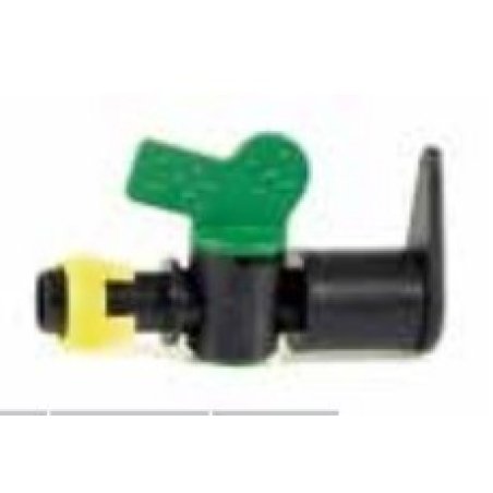 Conector de pornire cu robinet pentru furtun plat Lay-flat / bandă, cu inel de alunecare