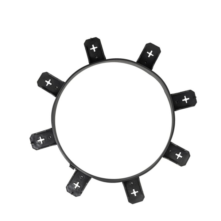 Bordură de grădină QUICK-BORD neagră 100/45 mm