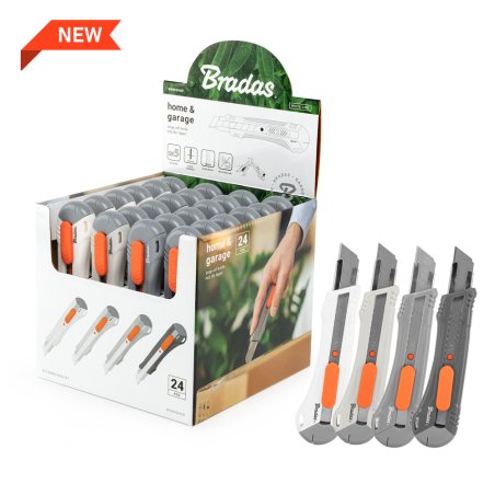 Set de 24 de cuttere 18mm (DIY-KNWL1828/SET)