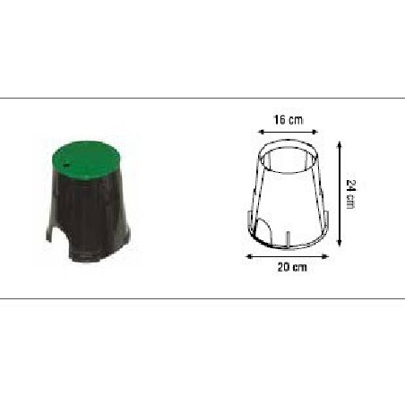 Cutie vana rotunda mica  16x24x20cm