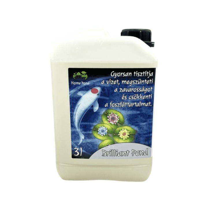 Brilliant Pond (3 Litri) - Reducător de turbiditate și de fosfat a apei