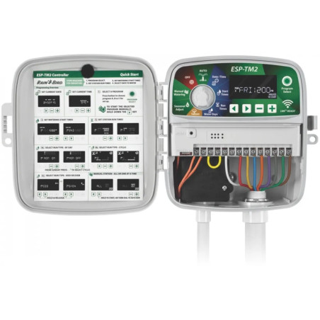 Controler de irigare pentru exterior Rain Bird ESP-TM-2 4 cu pregătire Wifi