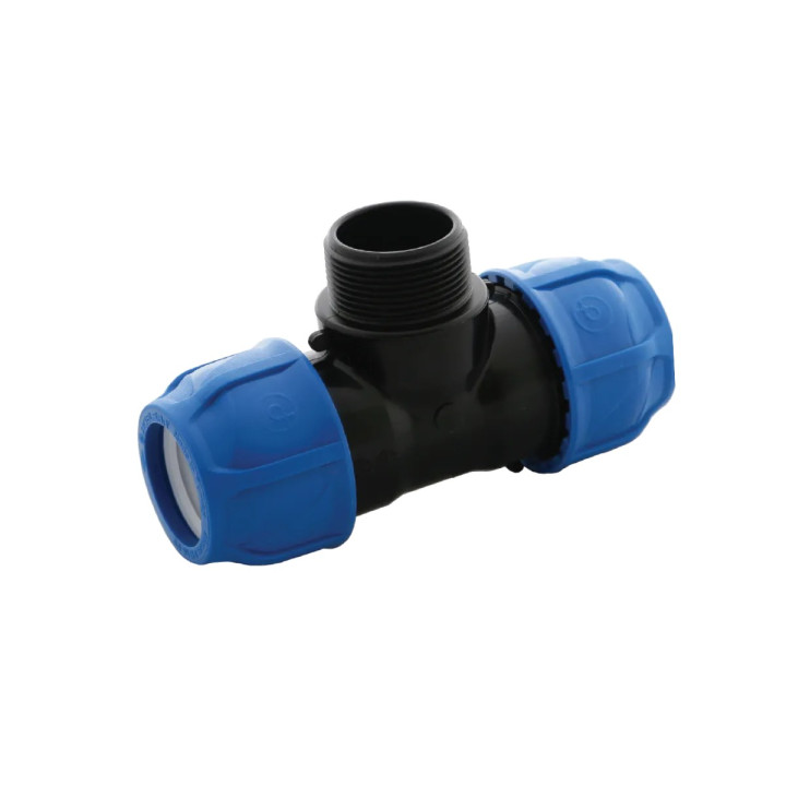 Teu compresiune KPE 32x3/4" FEx32mm - fish-farm.ro