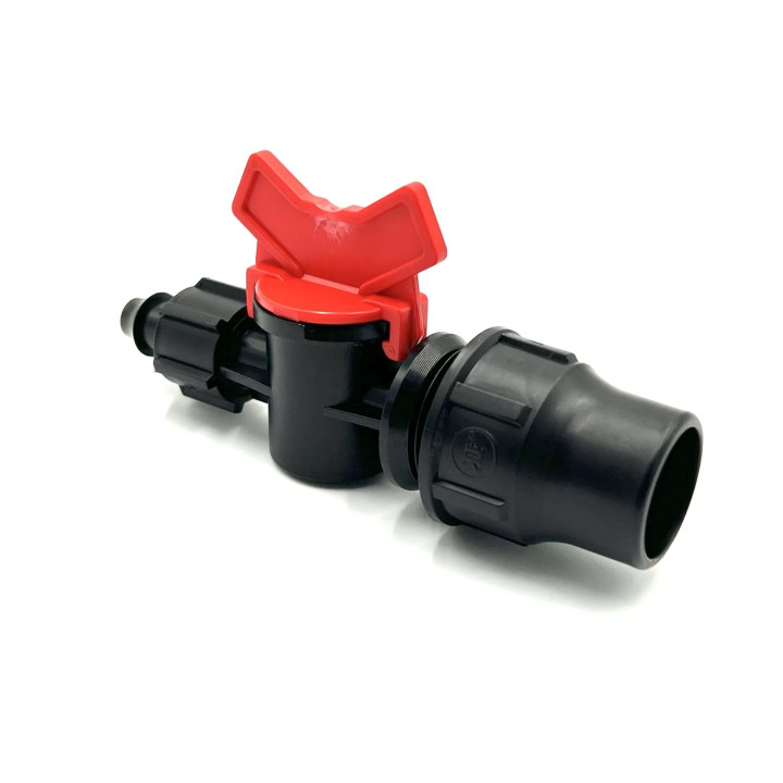 Robinet plastic pentru tub de picurare 20X PP. fish-farm.ro