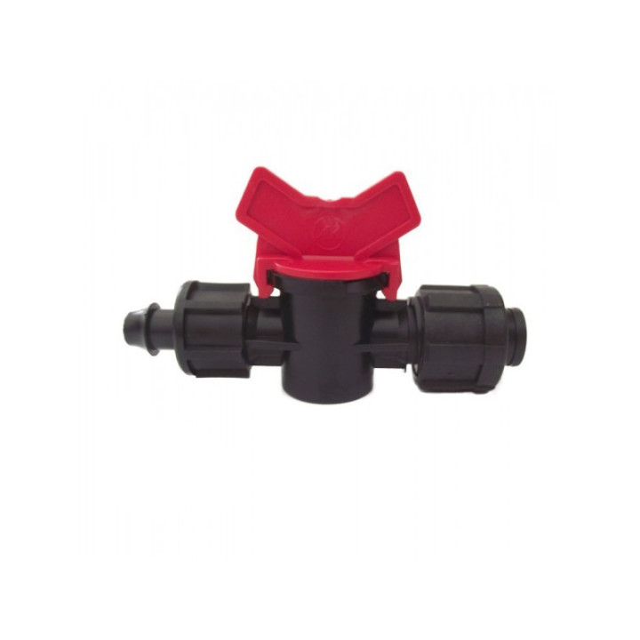 Robinet plastic pentru tub de picurare 20X PP. fish-farm.ro