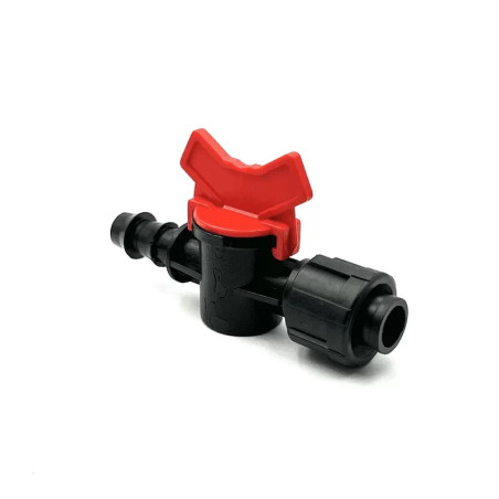 Robinet Jolly-tape 16x17mm pentru furtun (rosu)