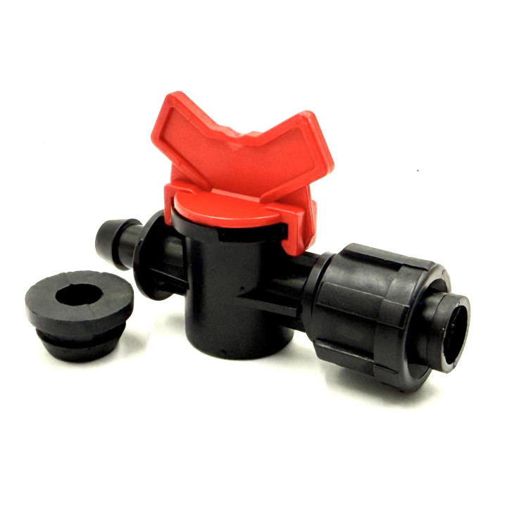 Robinet de picurare premium cu inel de cauciuc cu flanșă dublă PP