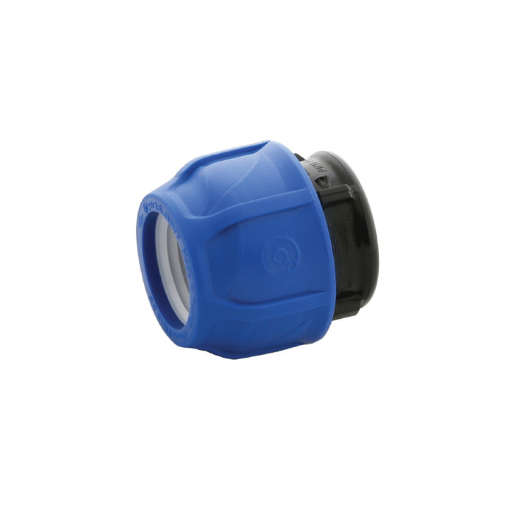 Capac compresiune PEHD 75 mm- fish-farm.ro