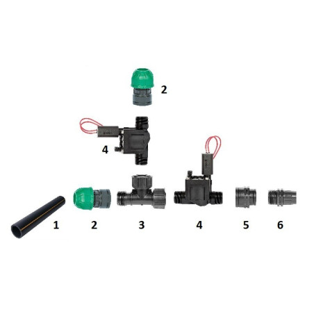 Hunter PGV-100 1" electrovalve, filet exterior