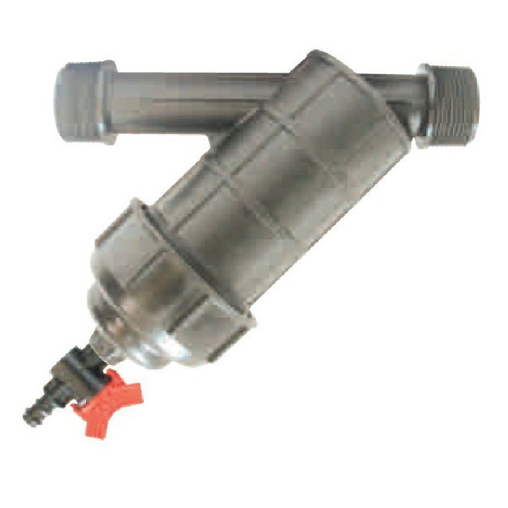 Filtru cu sita 1" 8m3/ora, cu robinet de purjare special (3385/0123)