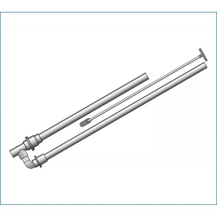 Cap de put din PVC cu doua supape de sens 32/50-40-50 (maneta inclusa)