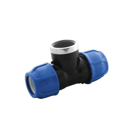 Teu compresiune KPE 50x6/4" FIx50 mm - fish-farm.ro