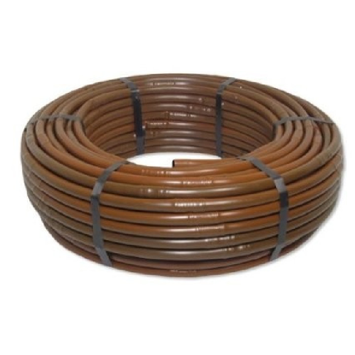 Țeavă de picurare maro pentru grădină DN20 mm 33 cm 2 l/h (100 m/rolă)