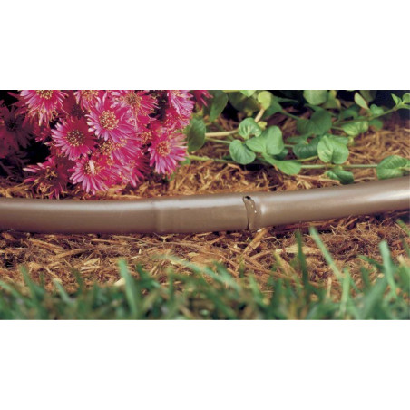Țeavă de picurare maro pentru grădină DN20 mm 33 cm 2 l/h (100 m/rolă)