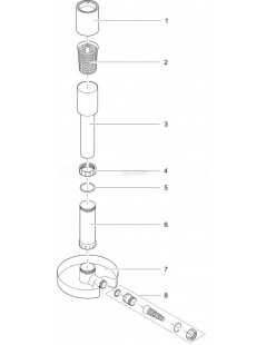Osaga OSK02 profi álló skimmer + 14 cm kiemelő szár