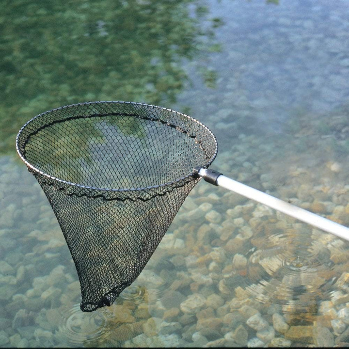 Plasă de prins pești Oase cu mâner telescopic mare (36299)