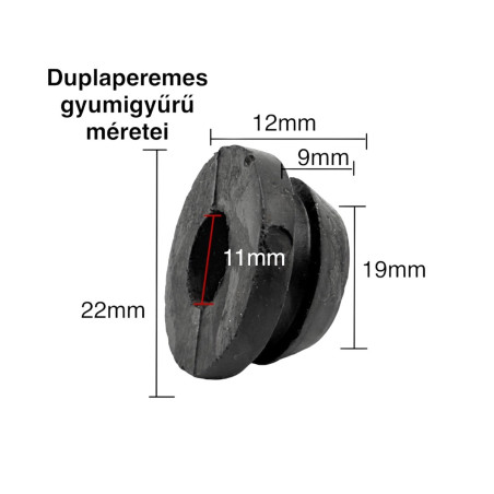 Garnitura de cauciuc 18mm pentru benzi de picurare