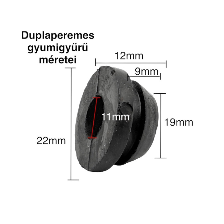 Garnitura de cauciuc 18mm pentru benzi de picurare