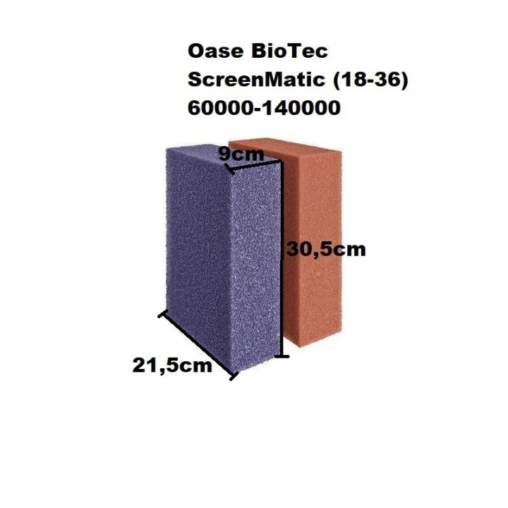 Oase BioTec ScreenMatic (18/36) 60000/140000 bureti (rosu/mov)
