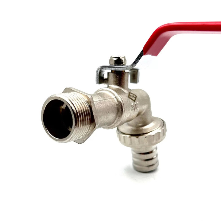 Robinet metalic cu bila pentru 1/2" furtun FI-FE 1/2" - fish-farm.ro