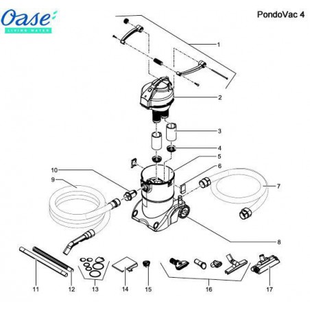 OASE  Pondovac 4 aspirator iaz (1800W)