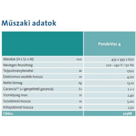 OASE  Pondovac 4 aspirator iaz (1800W)
