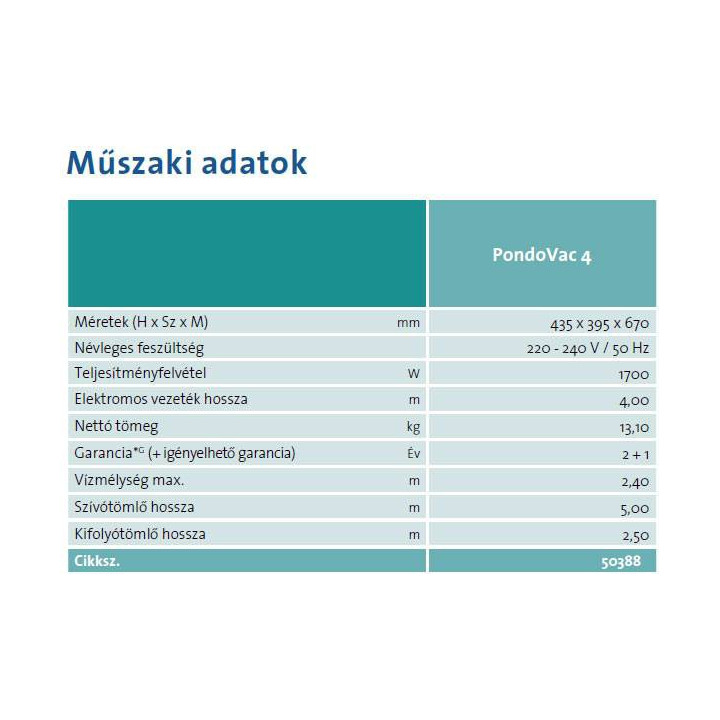 OASE  Pondovac 4 aspirator iaz (1800W)