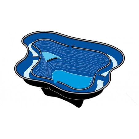 Bazin prefabricat de plastic CALMUS SIII 350 L