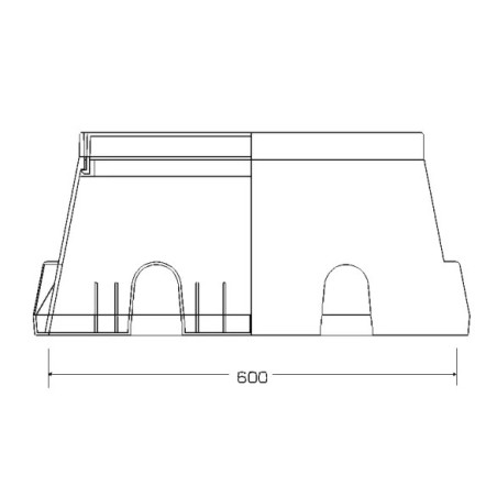 Cutie de vana dreptunghiulara Jumbo (PA) pentru sisteme de irigare
