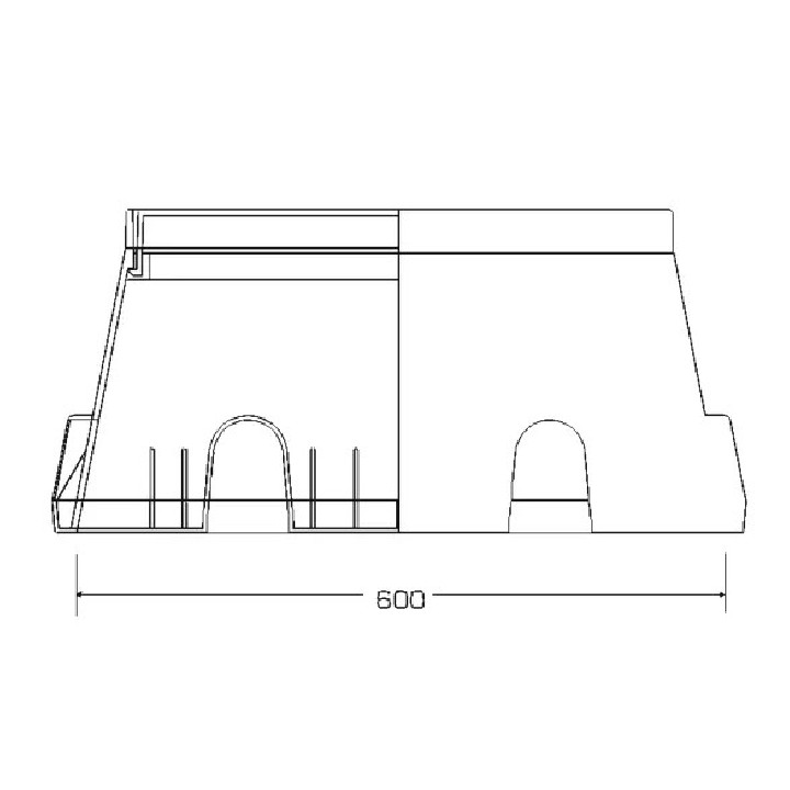 Cutie de vana dreptunghiulara Jumbo (PA) pentru sisteme de irigare