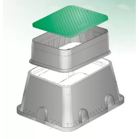 Cutie de vana dreptunghiulara Jumbo (PA) pentru sisteme de irigare