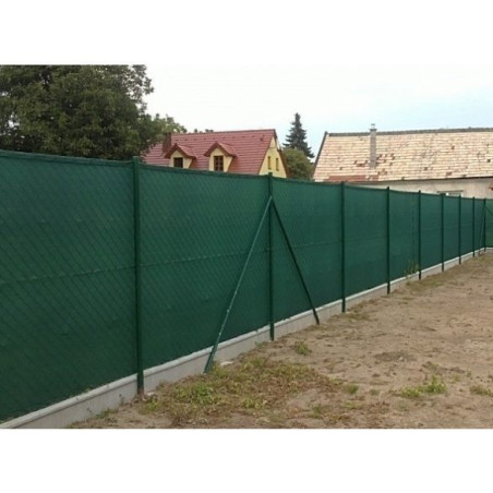 Sârmă de legare cu înveliș de plastic verde, plat, dispozitiv de tăiere - 25 m