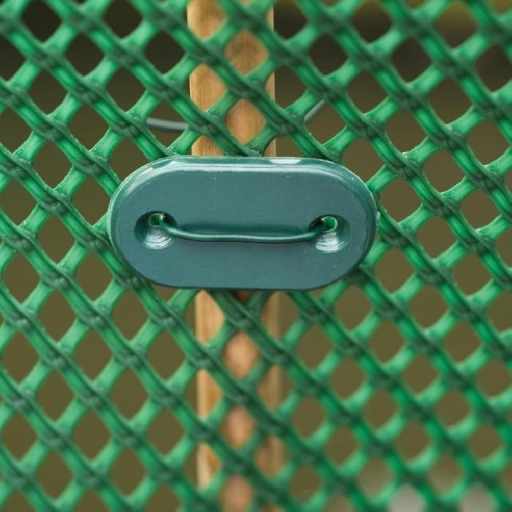 Fixare pentru plase de ecranare 26 buc/pachet + 4 m fir verde