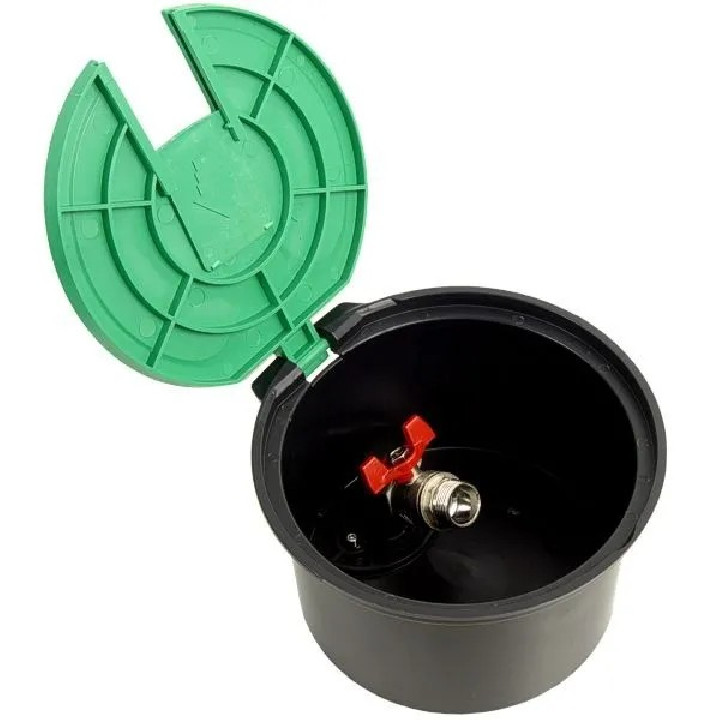 Cutie rotunda cu robinet 3/4" PO